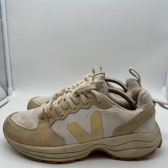 VEJA Venturi Suede Mesh Sneakers Beige Women's Size US 9 EUR 40 - Picture 3 of 6